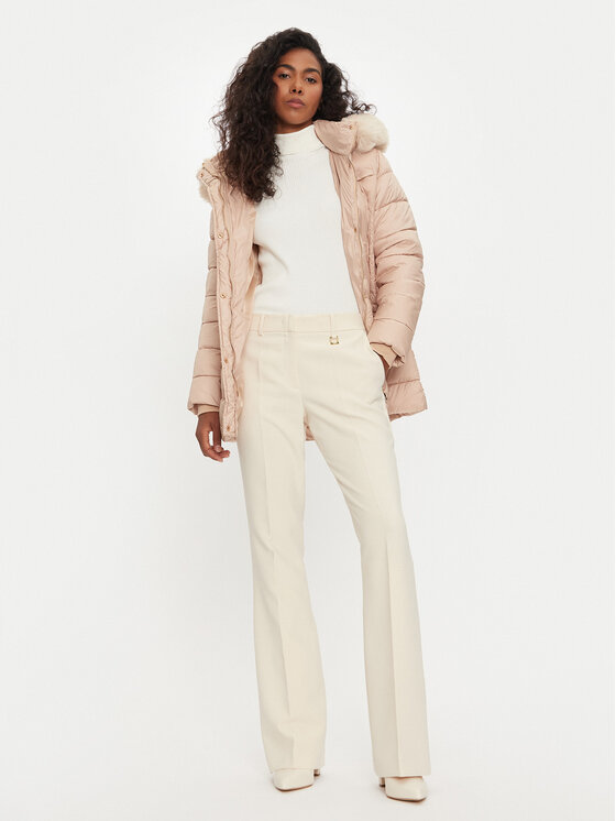Fracomina Fracomina Giubbotto invernale FR24WC3006O45301 Beige Regular Fit