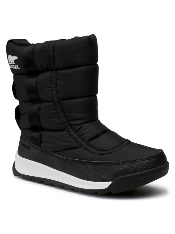 Sorel Sorel Μπότες Χιονιού Youth Whitney II Puffy Mid NY3873 Μαύρο