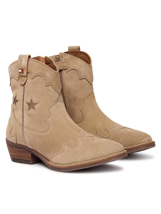 Tommy Hilfiger Tommy Hilfiger Kowbojki T3A5-35196-1429 Beżowy