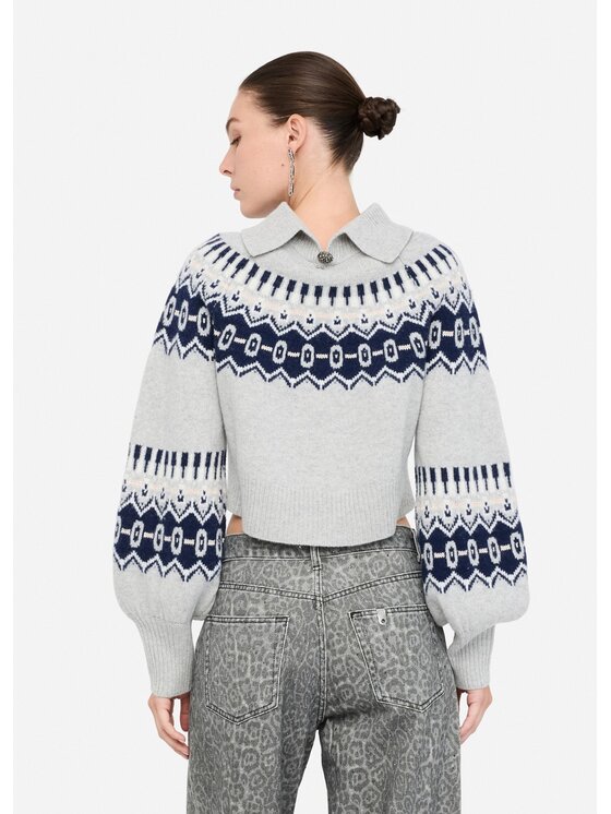 Liu Jo Liu Jo Maglione CF5130MS035C3749 Grigio Regular Fit