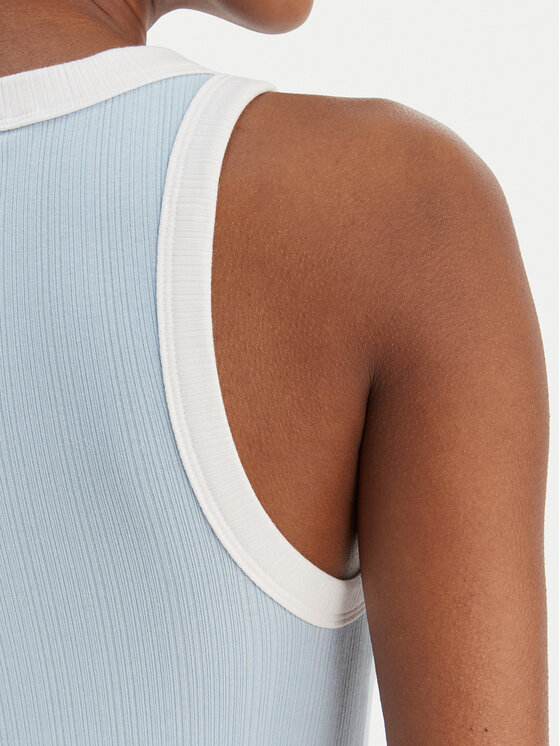 Guess Jeans Guess Jeans Топ W6GPZ8 KF641 Блакитний Slim Fit