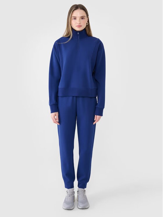 4F 4F Spodnie dresowe EMPOWERED BY NATURE Granatowy Regular Fit