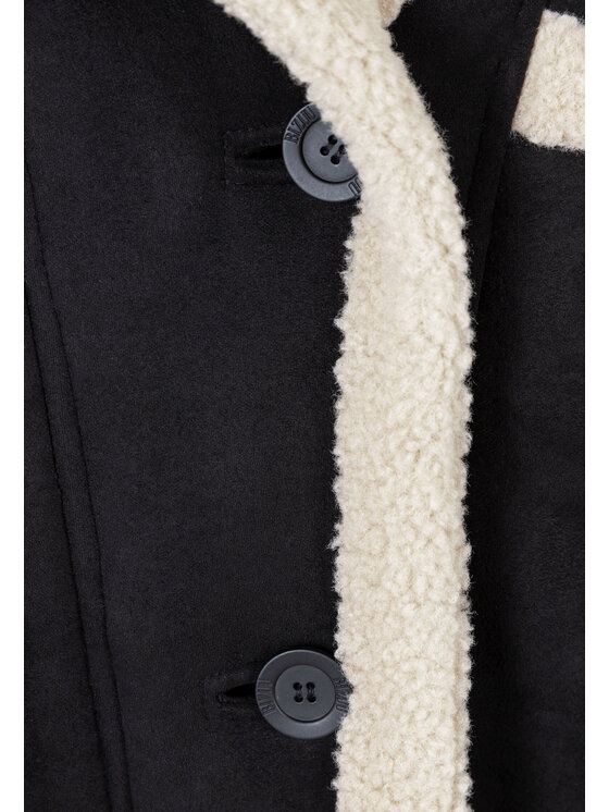BIZUU BIZUU Kabát LAFARA Černá Standard Fit