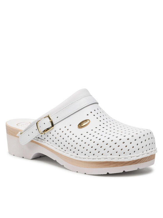 Scholl Scholl Plätud Clog M20078 1065 Valge