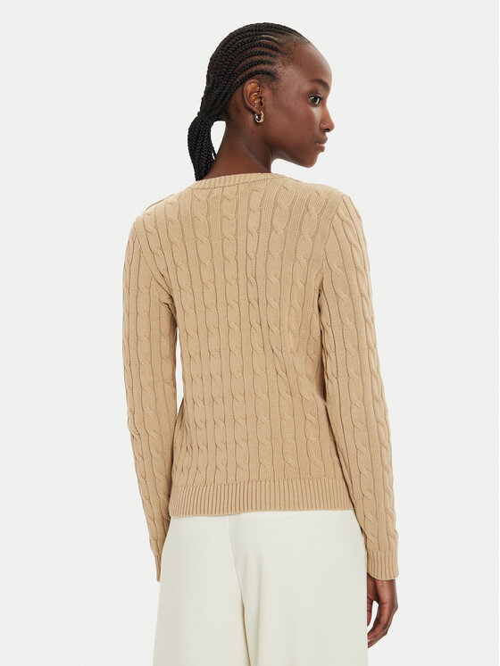 LAUREN RALPH LAUREN Lauren Ralph Lauren Džemper 200932223005 Bež Slim Fit