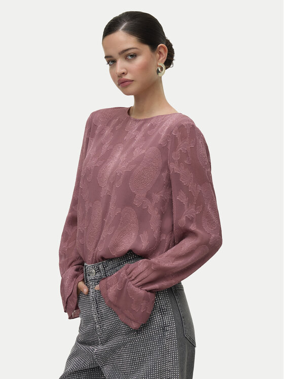 Vero Moda Vero Moda Blúz Mishi 10335512 Rózsaszín Regular Fit