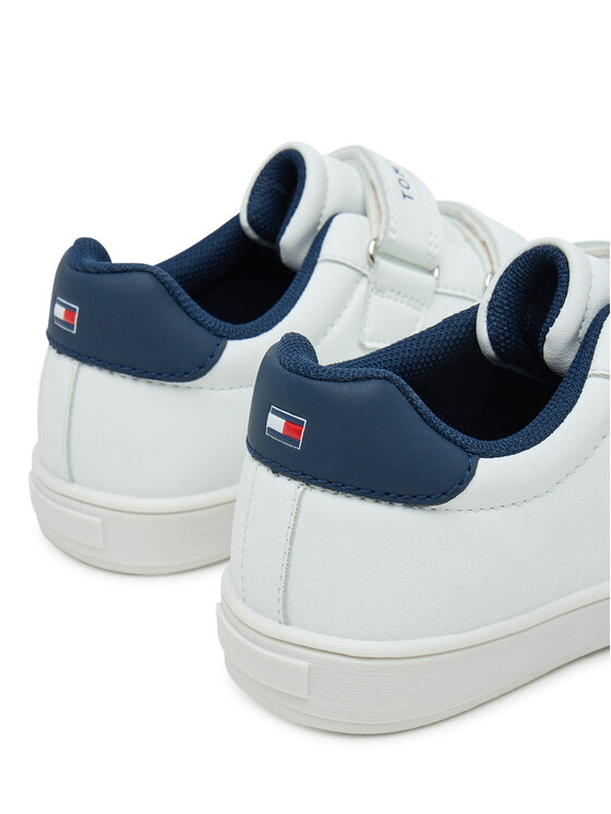 Tommy Hilfiger Tommy Hilfiger Sneakersy Low Cut Velcro Sneaker T1X9-34062-1355 S Biały