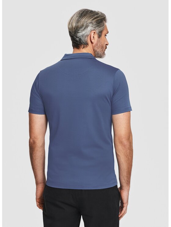 Pako Lorente Pako Lorente Polo P26SF-TX-015 Niebieski Classic Fit