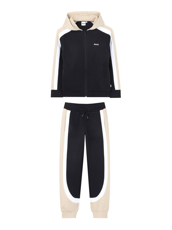 BOSS Trening J53004 S Negru Regular Fit