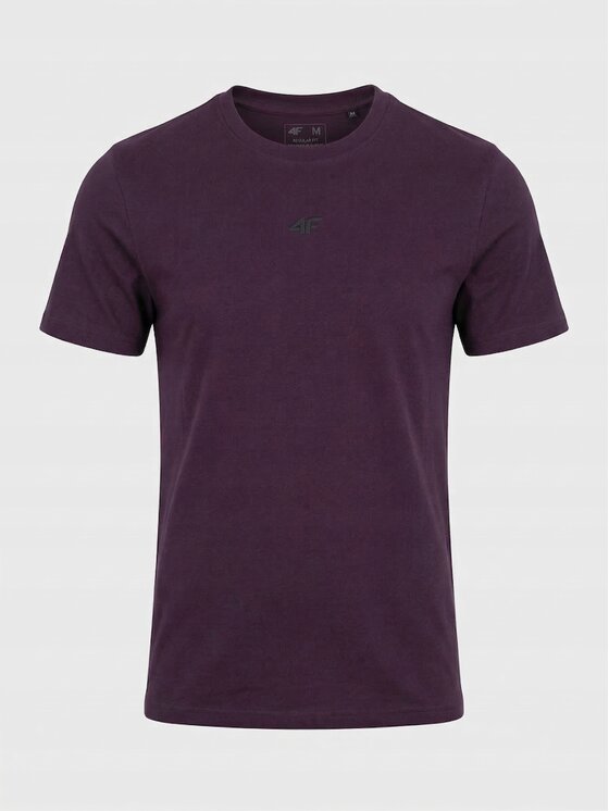 4F 4F T-Shirt Z-TTSHM3947-3-K Biały Regular Fit