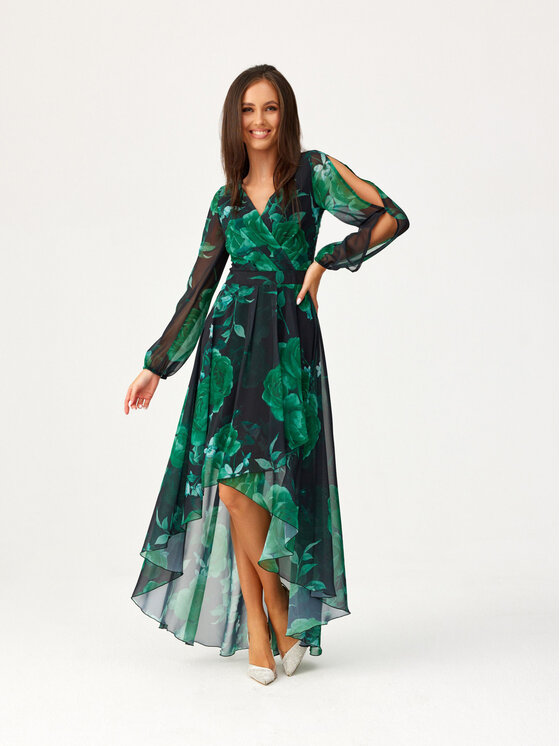 Roco Fashion Sukienka letnia CARLOTTA Kolorowy Regular Fit
