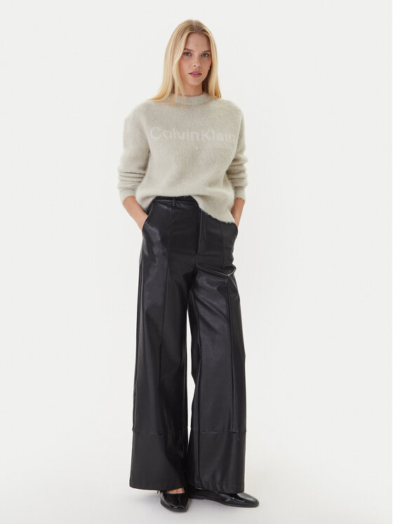Calvin Klein Calvin Klein Svetr LV044D359G Béžová Relaxed Fit