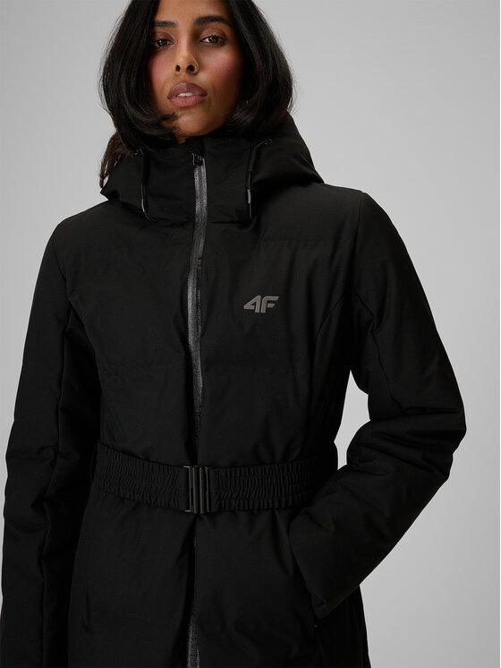 4F 4F Kurtka puchowa CITY JACKETS Czarny Slim Fit
