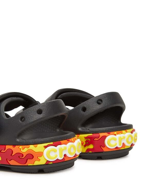 Crocs Crocs Sandali Toddler Crocband™ Cruiser Flames 211269 Nero