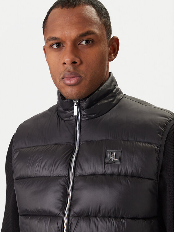KARL LAGERFELD KARL LAGERFELD Vestă elegantă 505091 561590 Negru Regular Fit