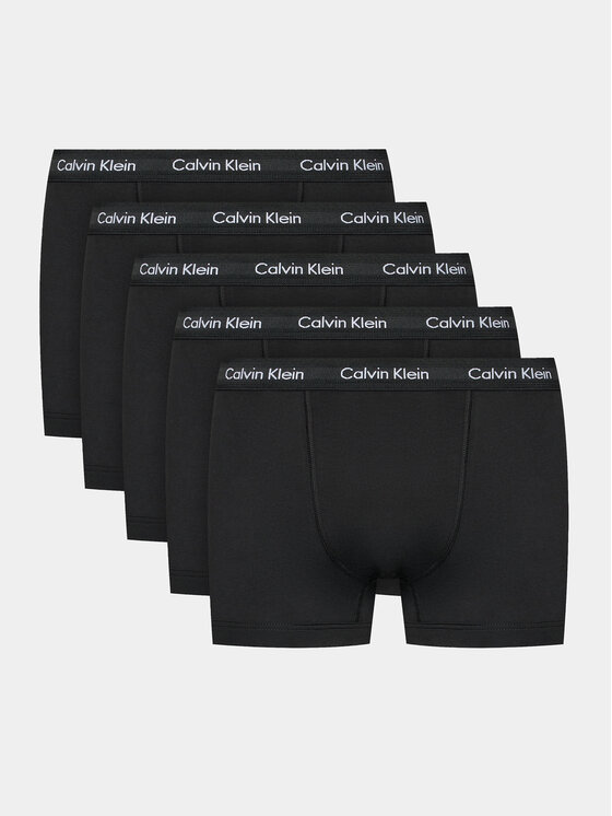 Calvin Klein Underwear Set 5 perechi boxeri 000NB2877A Negru