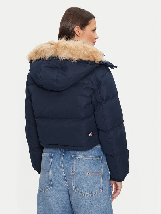 Tommy Jeans Tommy Jeans Pehelykabát Alaska DW0DW19687 Sötétkék Regular Fit