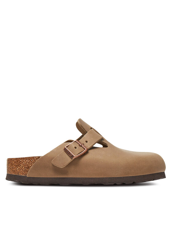 Birkenstock Ciabatte Boston zamsz 1019484 Marrone, taglia : 39