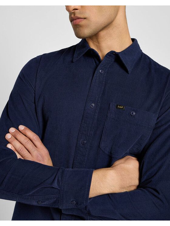 Lee Lee Koszula SURE SHIRT Niebieski Regular Fit