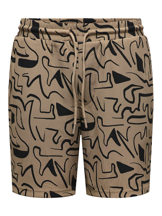 Only & Sons Only & Sons Auduma šorti Tel 22033513 Bēšs Regular Fit