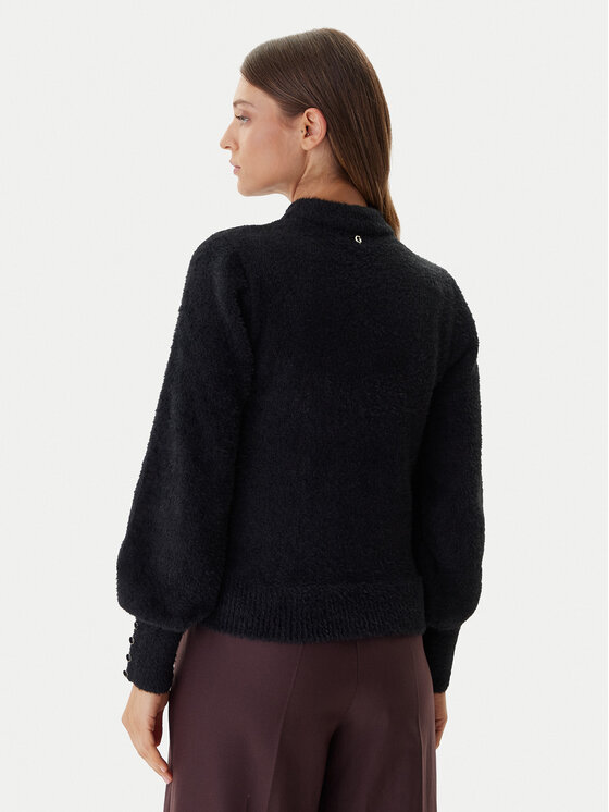 Guess Guess Džemperis W5BR92 Z3BJ0 Melns Relaxed Fit