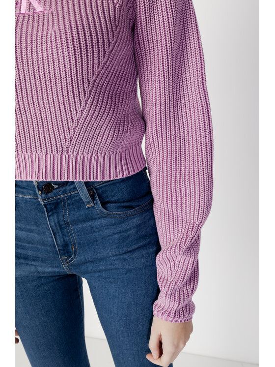 Calvin Klein Jeans Calvin Klein Jeans Maglione WASHED MONOLOGO SWEA Viola To Fit