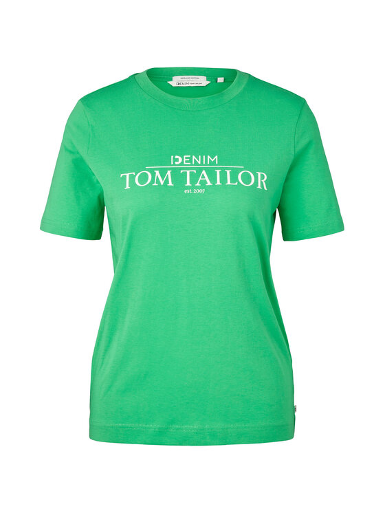 Tom Tailor Denim Tom Tailor Denim T-Shirt 1035362 Zielony