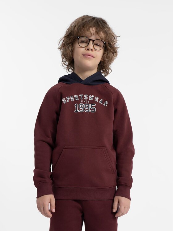 4F 4F Jopa 4FJAW23TSWSM651 Bordo rdeča Regular Fit