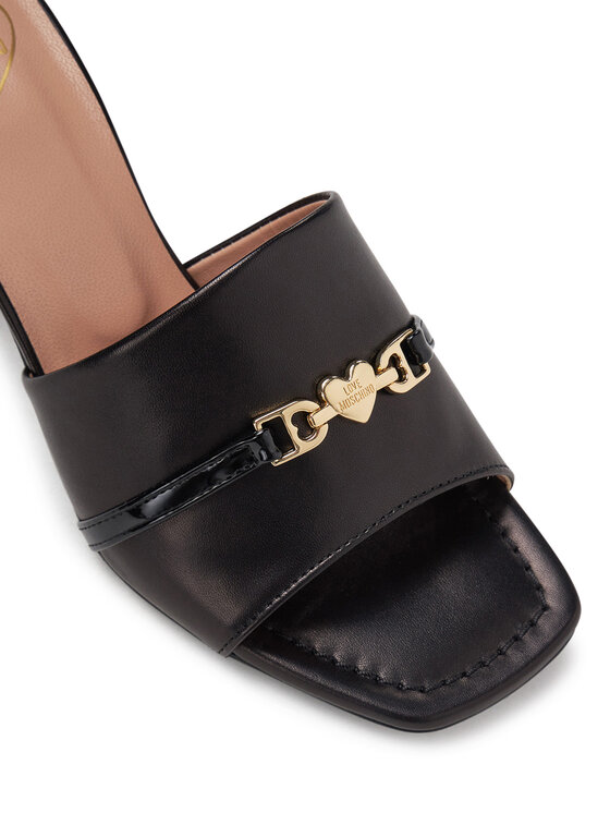 LOVE MOSCHINO LOVE MOSCHINO Şlapi JA28075G1MIA400A Negru