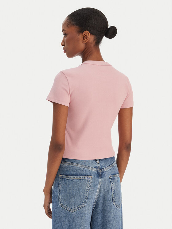 HUGO HUGO Marškinėliai Baby 50510749 Rožinė Slim Fit