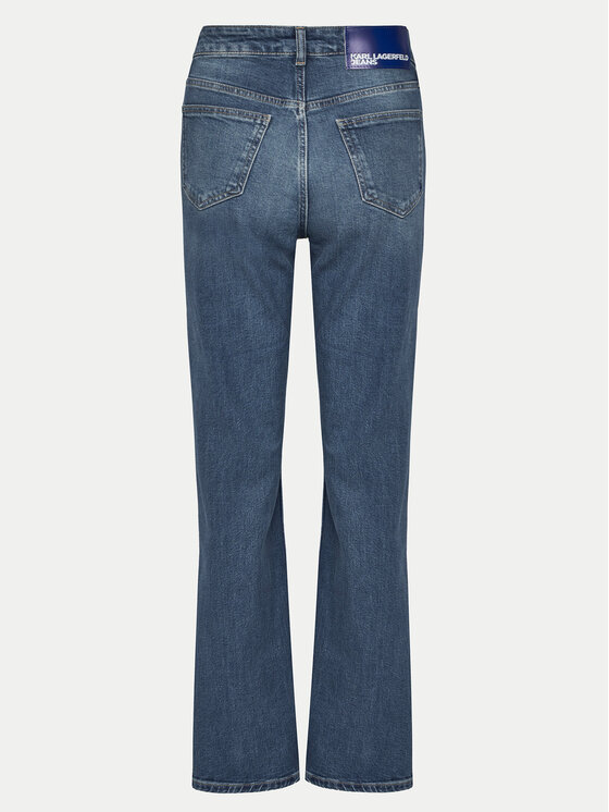 Karl Lagerfeld Jeans Karl Lagerfeld Jeans Jeans hlače A1W10028 Modra Straight Fit