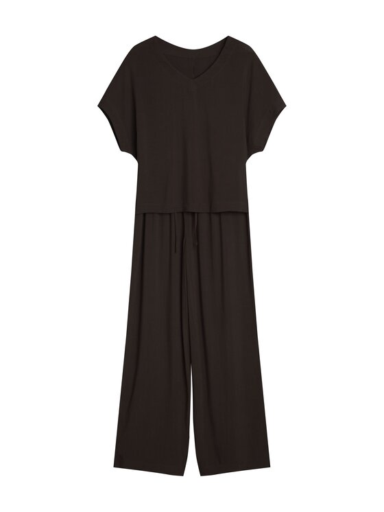 Esotiq Esotiq Pyžamo 43825 Hnedá Regular Fit