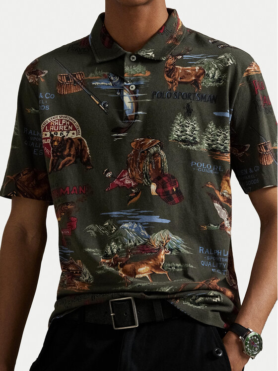 Polo Ralph Lauren Polo Ralph Lauren Polo särk 710980789001 Khakivärviline Regular Fit