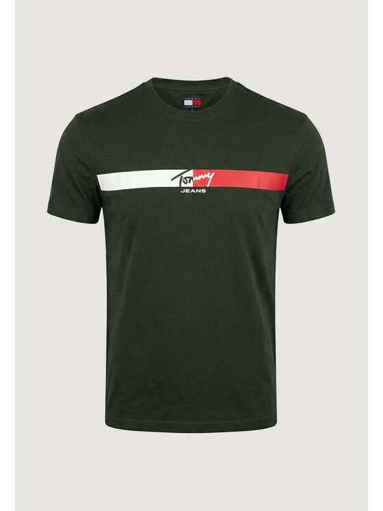 Tommy Jeans Tommy Jeans T-shirt DM0DM22539 Verde Casual Fit