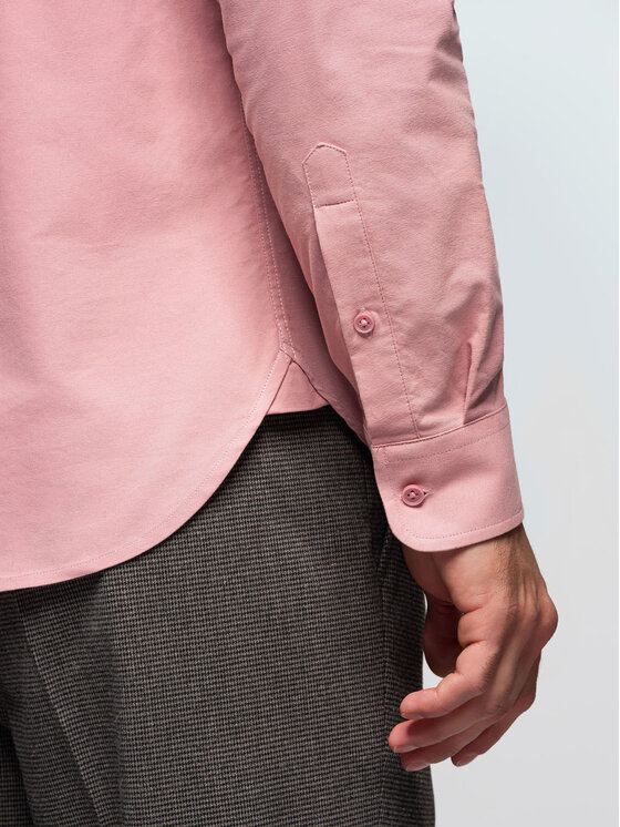 Ombre Ombre Koszula K700 Różowy Regular Fit