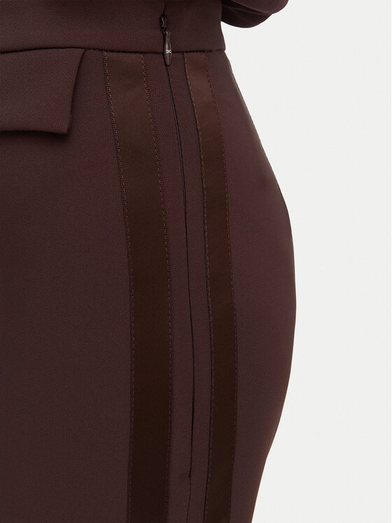 Elisabetta Franchi Elisabetta Franchi Штани з тканини PA-185-62E2-V270 Темно-коричневий Slim Fit