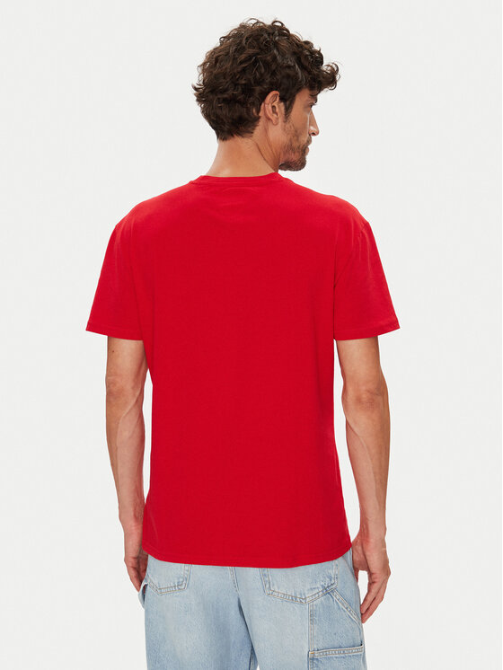 Tommy Jeans Tommy Jeans T-shirt Dna Flag DM0DM21941 Crvena Regular Fit