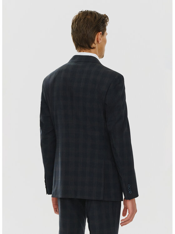 Pako Lorente Pako Lorente Marynarka P24SF-3G-008 Granatowy Slim Fit