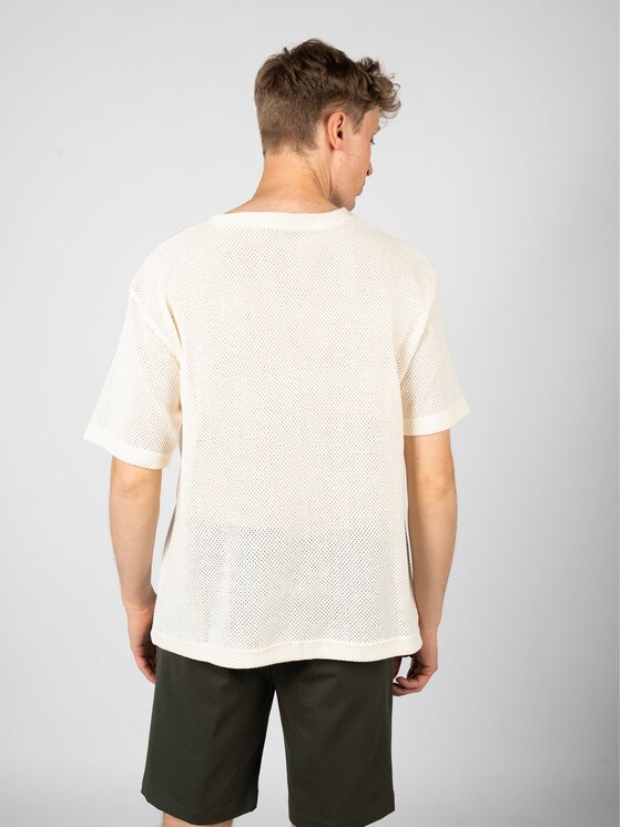 Xagon Xagon T-shirt P25082MBM201 Écru Regular Fit