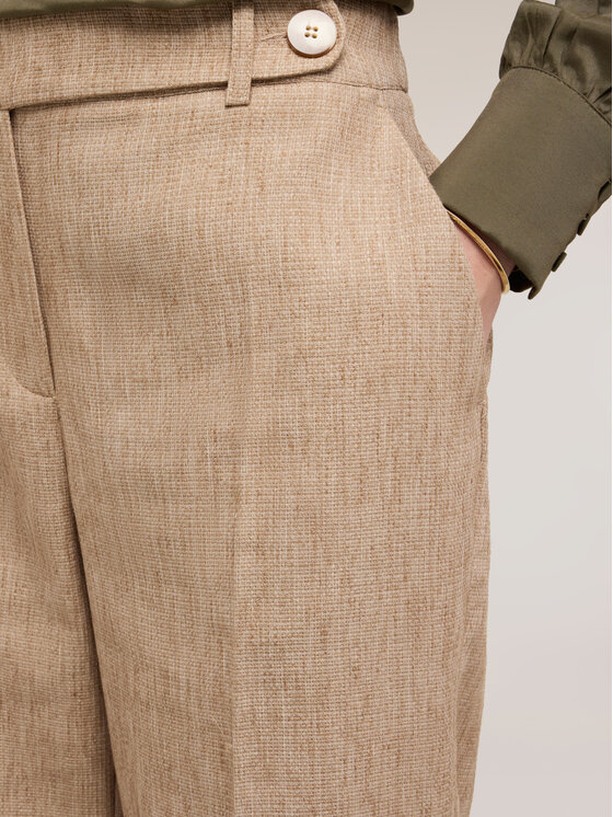 Motivi Motivi Pantaloni di tessuto P539Q004585N002 Beige Over Fit