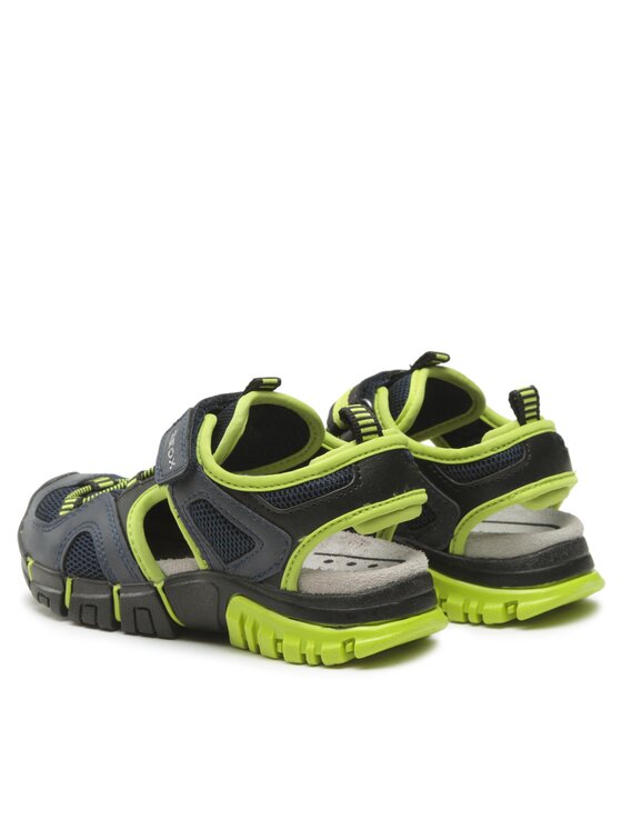 Geox Geox Sandale J Sandal Dynomix Boy J35GHA014MEC0749 S Tamnoplava