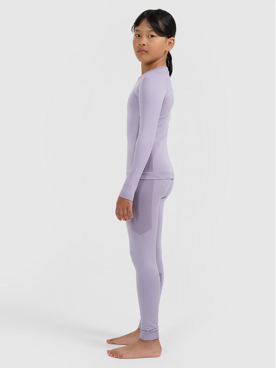 4F 4F Komplet bielizny termoaktywnej SKI UNDERWEAR Fioletowy