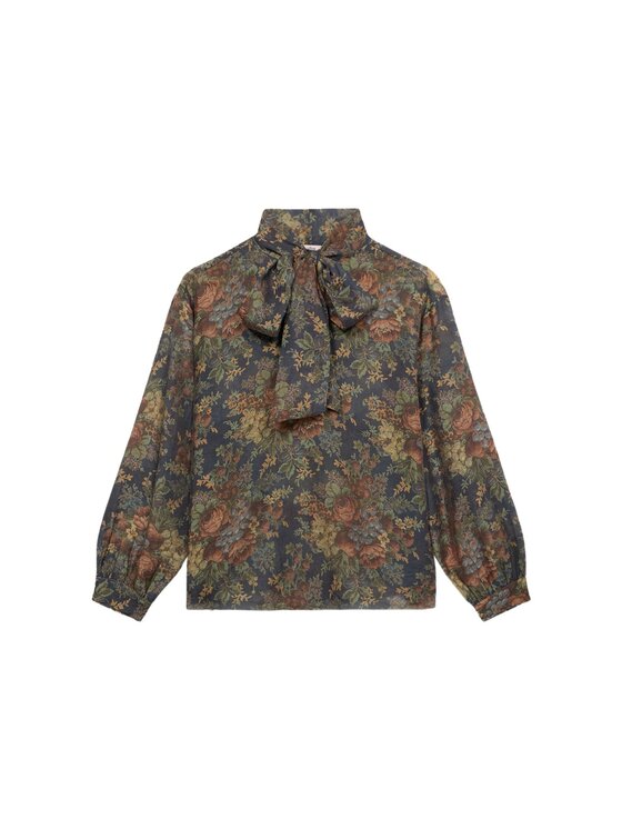 Oltre Oltre Blusa 2057J000828N0Z4 Blu Regular Fit