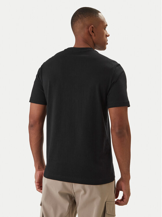 Napapijri Napapijri Tričko S-Box Logo NP0A4IFL Čierna Regular Fit