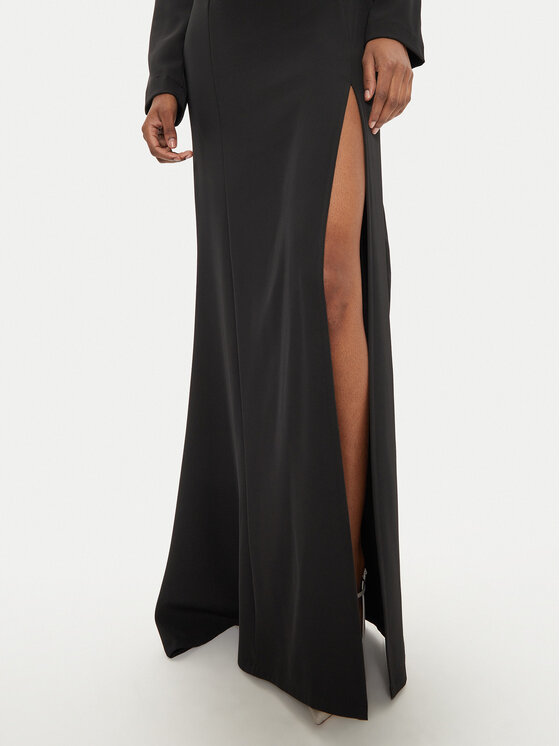 Haveone Haveone Õhtune kleit AMA-M123 Must Regular Fit