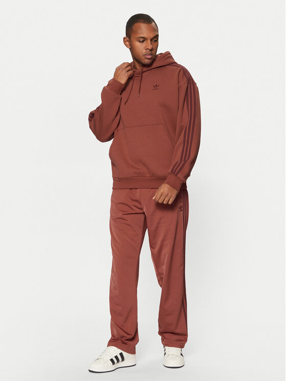 adidas adidas Mikina adicolor JP1072 Červená Loose Fit