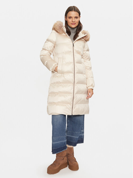Geox Zimné bundy Backsie W4628H T2843 F1723 Béžová Regular Fit