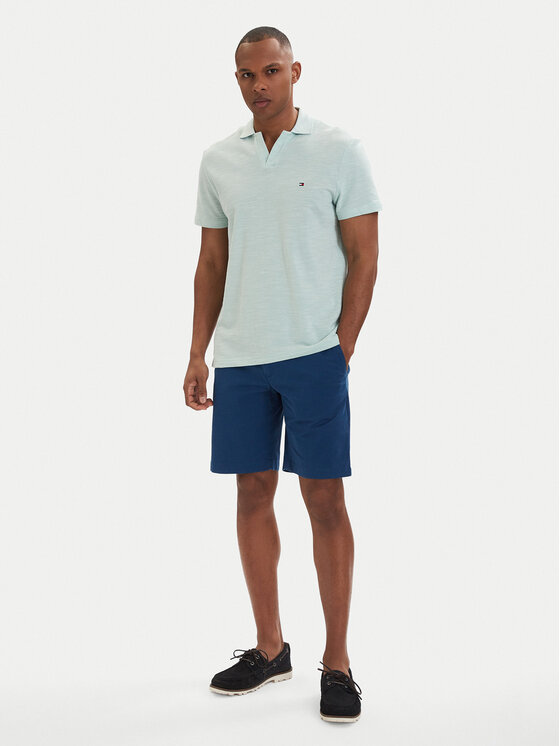 Tommy Hilfiger Tommy Hilfiger Pantaloncini di tessuto Denton 9.5 MW0MW42351 Blu Slim Fit