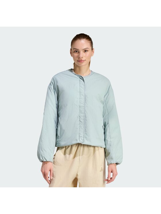 adidas adidas Kurtka przejściowa 159326 Zielony Loose Fit