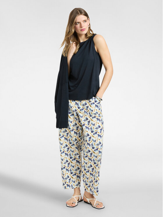 Elena Mirò Elena Mirò Top G095Z000616N034 Niebieski Regular Fit